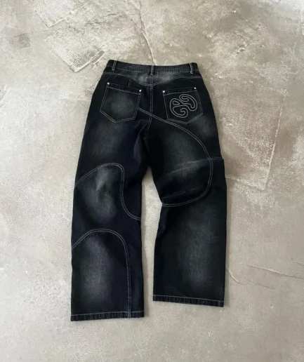 Velmont Street washed punk vintage jeans