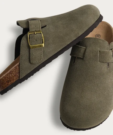 Velmont Suede Mules Slippers